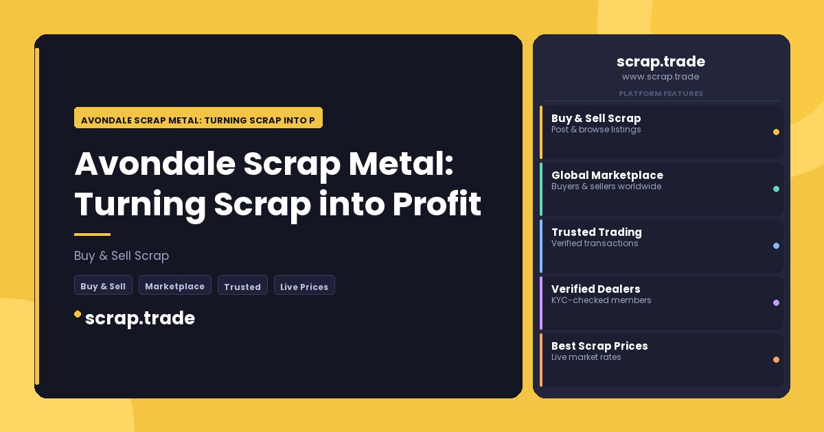 Avondale Scrap Metal: Turning Scrap into Profit - Avondale Scrap Metal: Turning Scrap into Profit