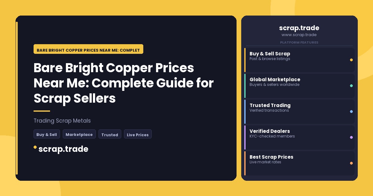 Bare Bright Copper Prices Near Me: Complete Guide for Scrap Sellers - Bare Bright Copper Prices Near Me: Complete Guide for S