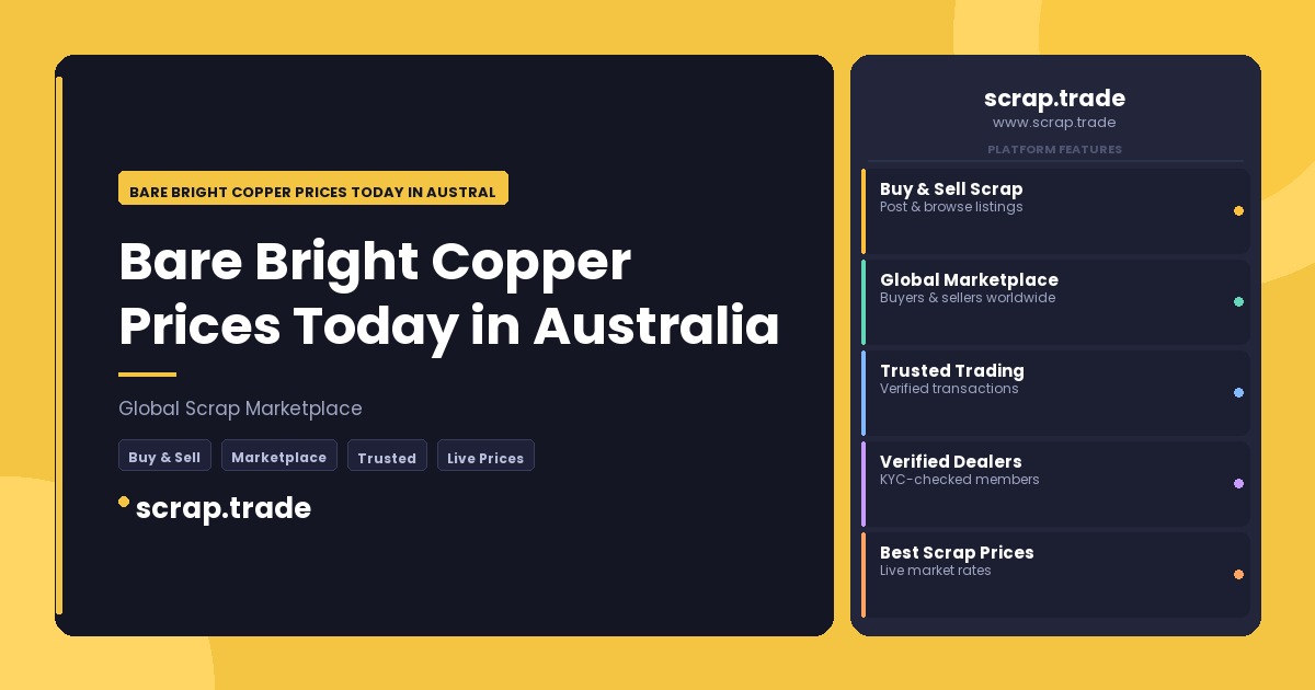 Bare Bright Copper Prices Today in Australia - Bare Bright Copper Prices Today in Australia