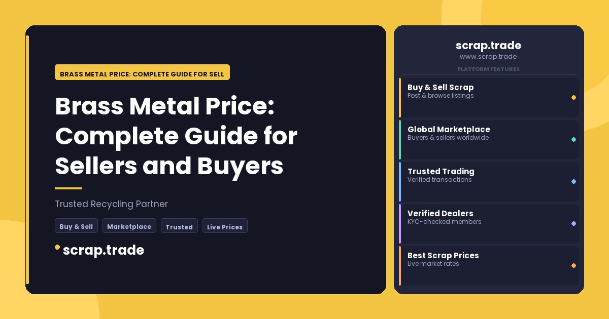 Brass Metal Price: Complete Guide for Sellers and Buyers - Brass Metal Price: Complete Guide for Sellers and Buyers