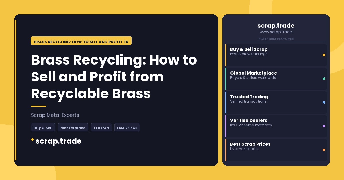 Brass Recycling: How to Sell and Profit from Recyclable Brass - Brass Recycling: How to Sell and Profit from Recyclable Brass