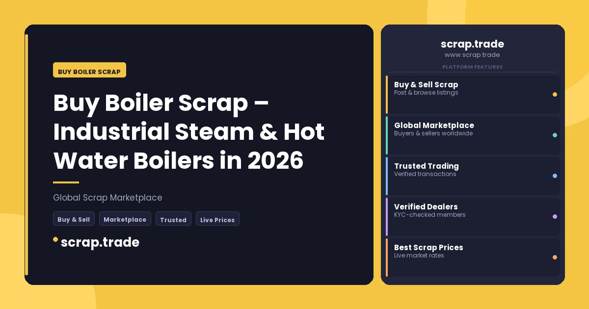 Buy Boiler Scrap - Buy Boiler Scrap