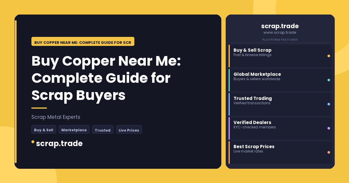 Buy Copper Near Me: Complete Guide for Scrap Buyers - Buy Copper Near Me: Complete Guide for Scrap Buyers