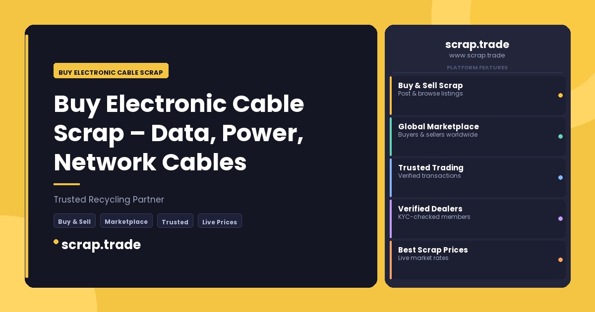 Buy Electronic Cable Scrap - Buy Electronic Cable Scrap