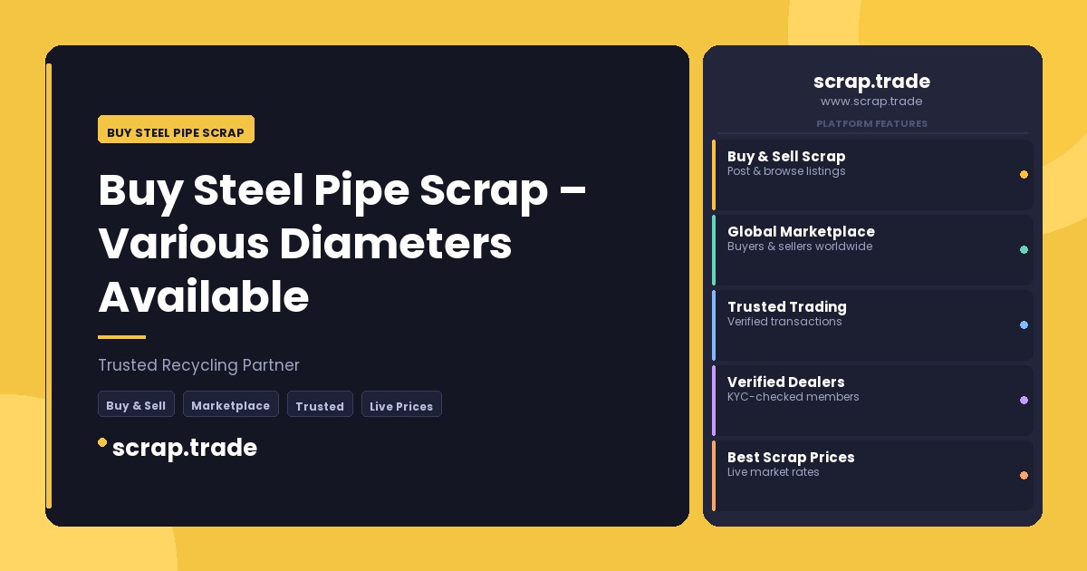 Buy Steel Pipe Scrap - Buy Steel Pipe Scrap