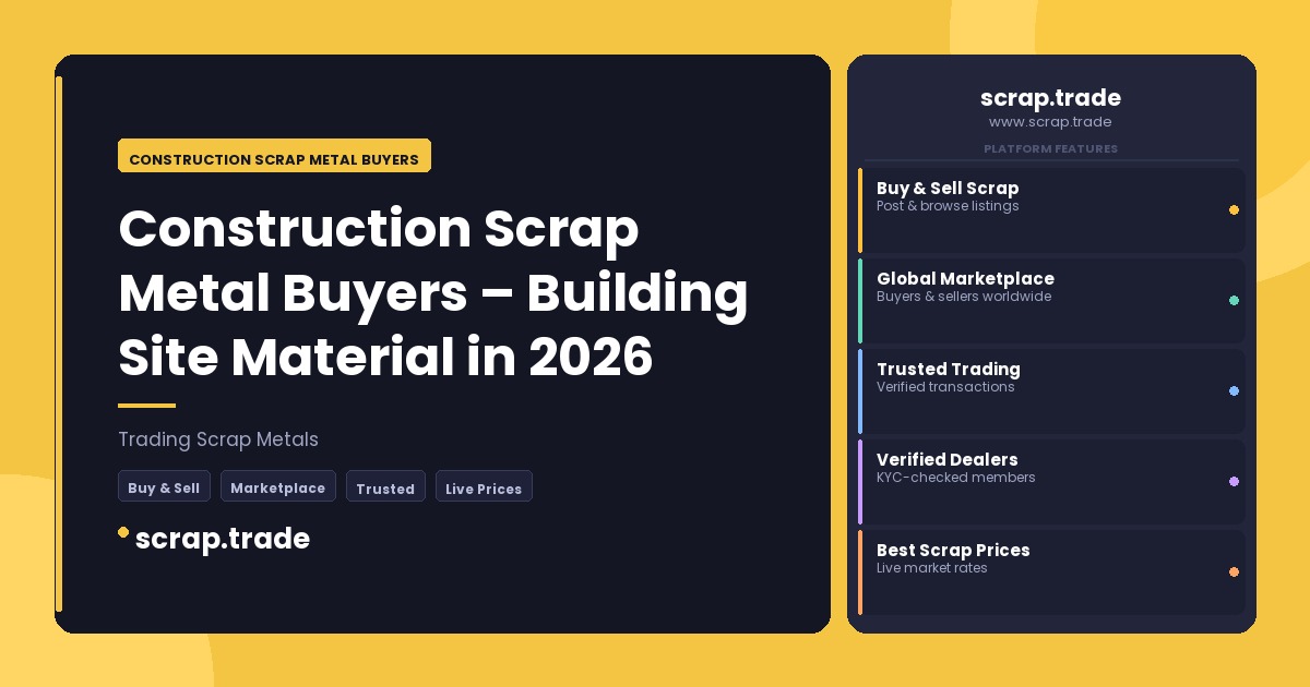 Construction Scrap Metal Buyers - Construction Scrap Metal Buyers
