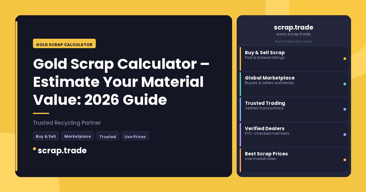 Gold Scrap Calculator - Gold Scrap Calculator