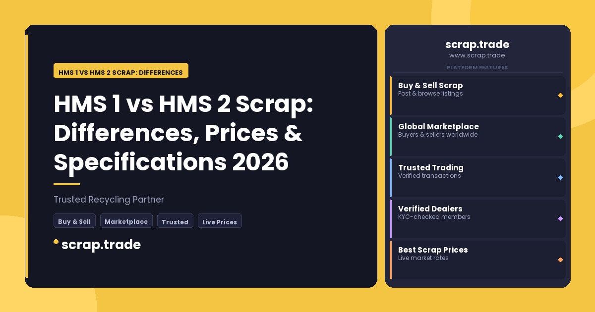 HMS 1 vs HMS 2 Scrap: Differences - HMS 1 vs HMS 2 Scrap: Differences
