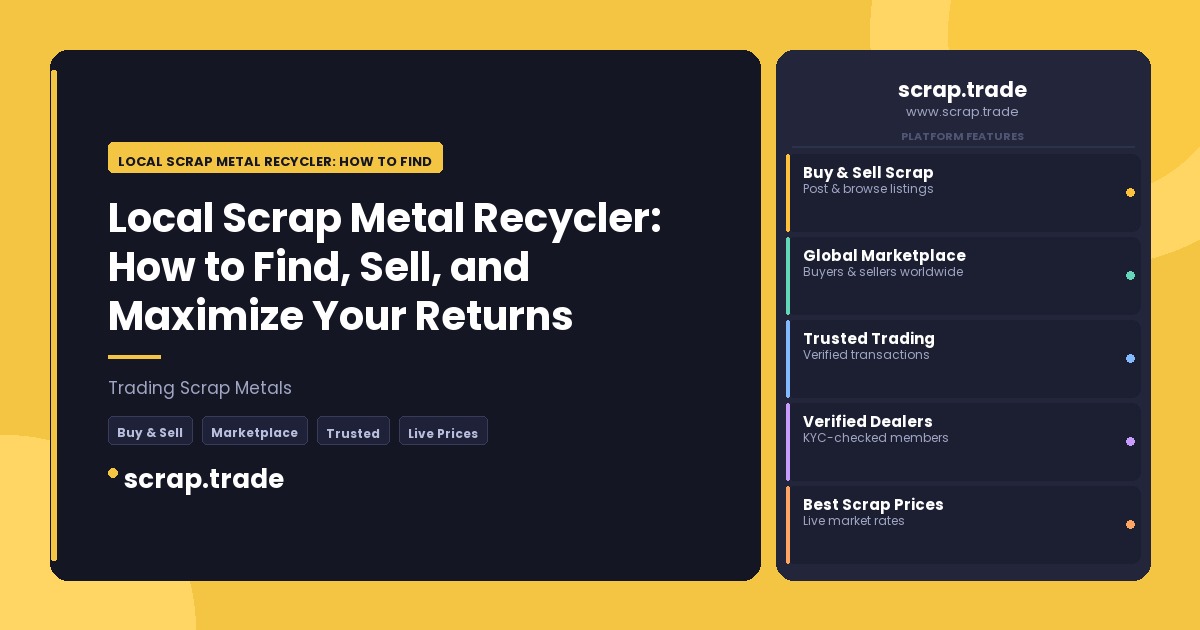 Local Scrap Metal Recycler: How to Find - Local Scrap Metal Recycler: How to Find