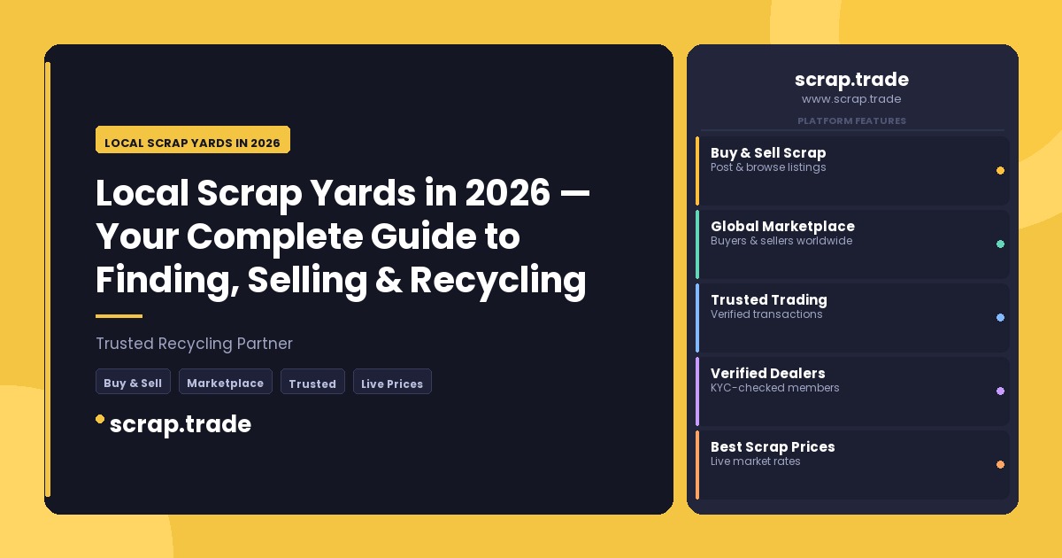 Local Scrap Yards in 2026 - Local Scrap Yards in 2026