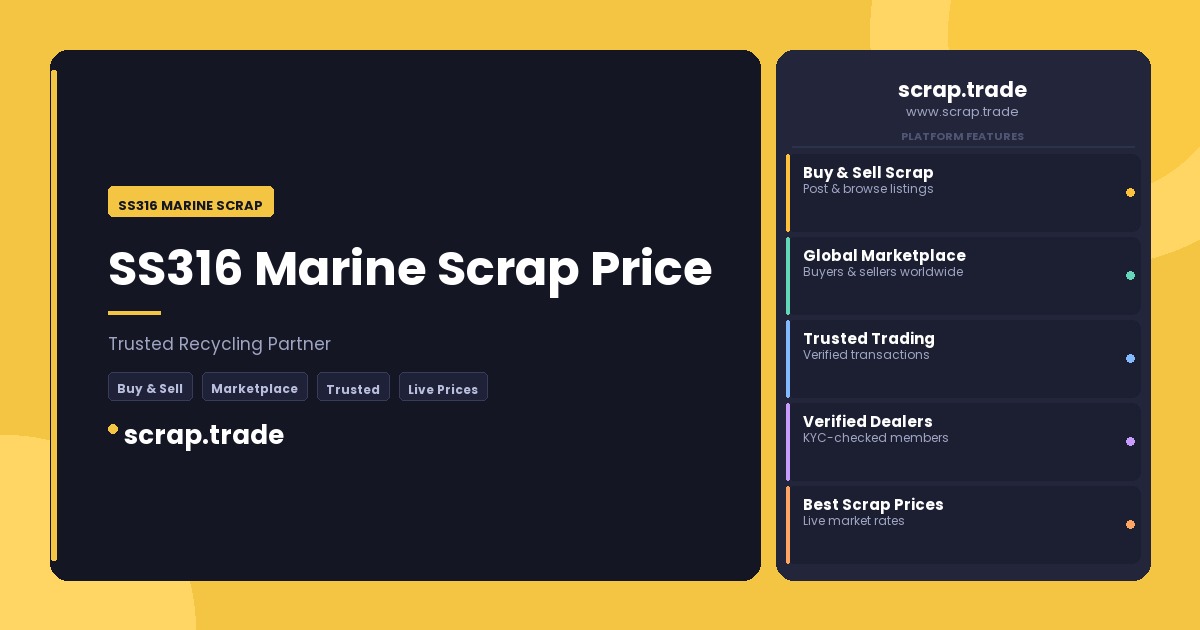 SS316 Marine Scrap Price - SS316 Marine Scrap Price