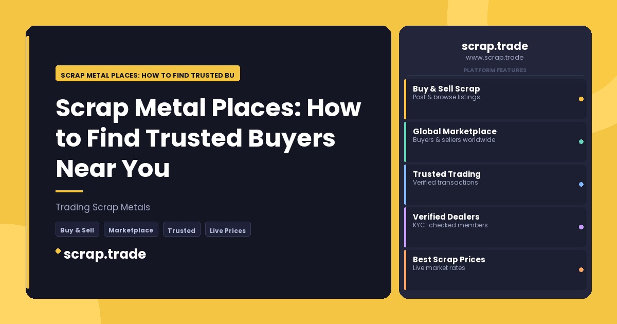 Scrap Metal Places: How to Find Trusted Buyers Near You - Scrap Metal Places: How to Find Trusted Buyers Near You