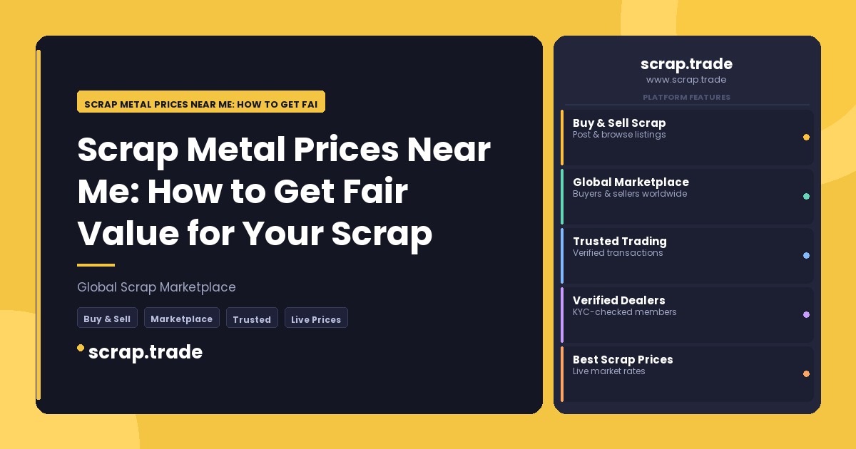 Scrap Metal Prices Near Me: How to Get Fair Value for Your Scrap - Scrap Metal Prices Near Me: How to Get Fair Value for Your