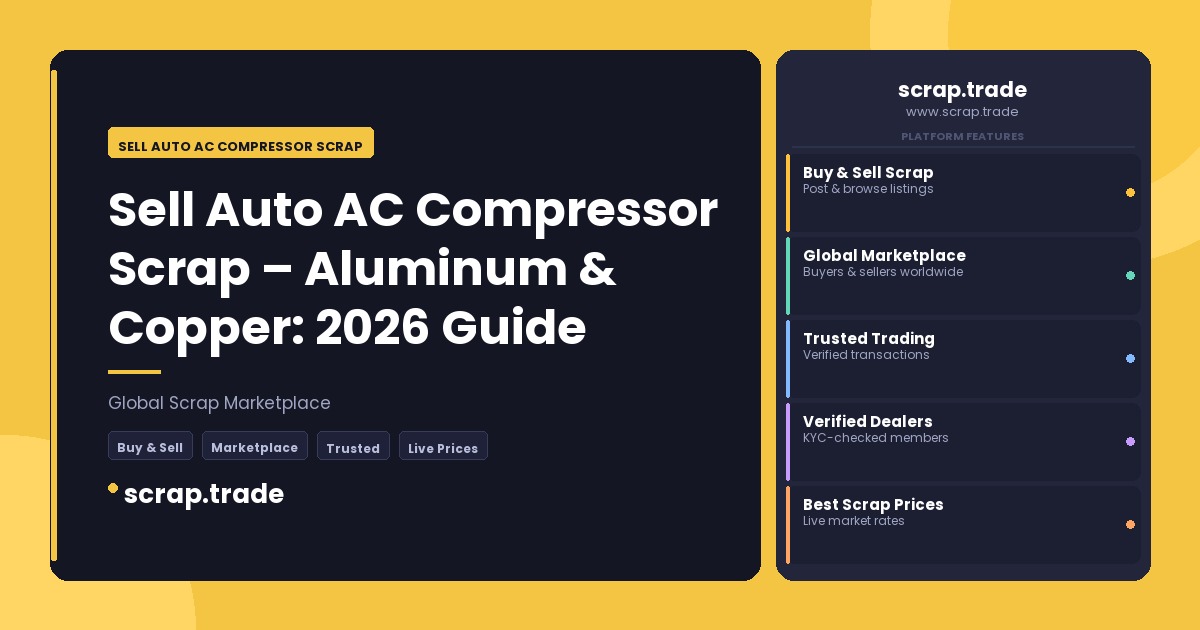 Sell Auto AC Compressor Scrap - Sell Auto AC Compressor Scrap