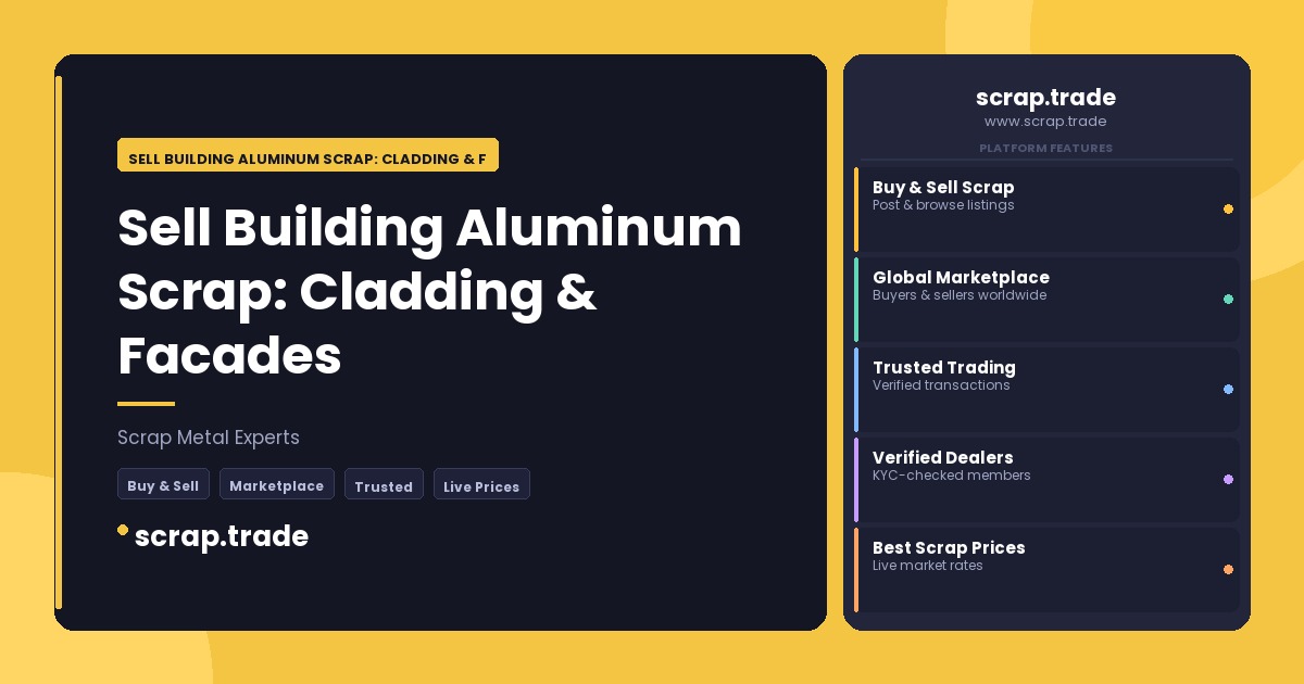 Sell Building Aluminum Scrap: Cladding & Facades - Sell Building Aluminum Scrap: Cladding & Facades