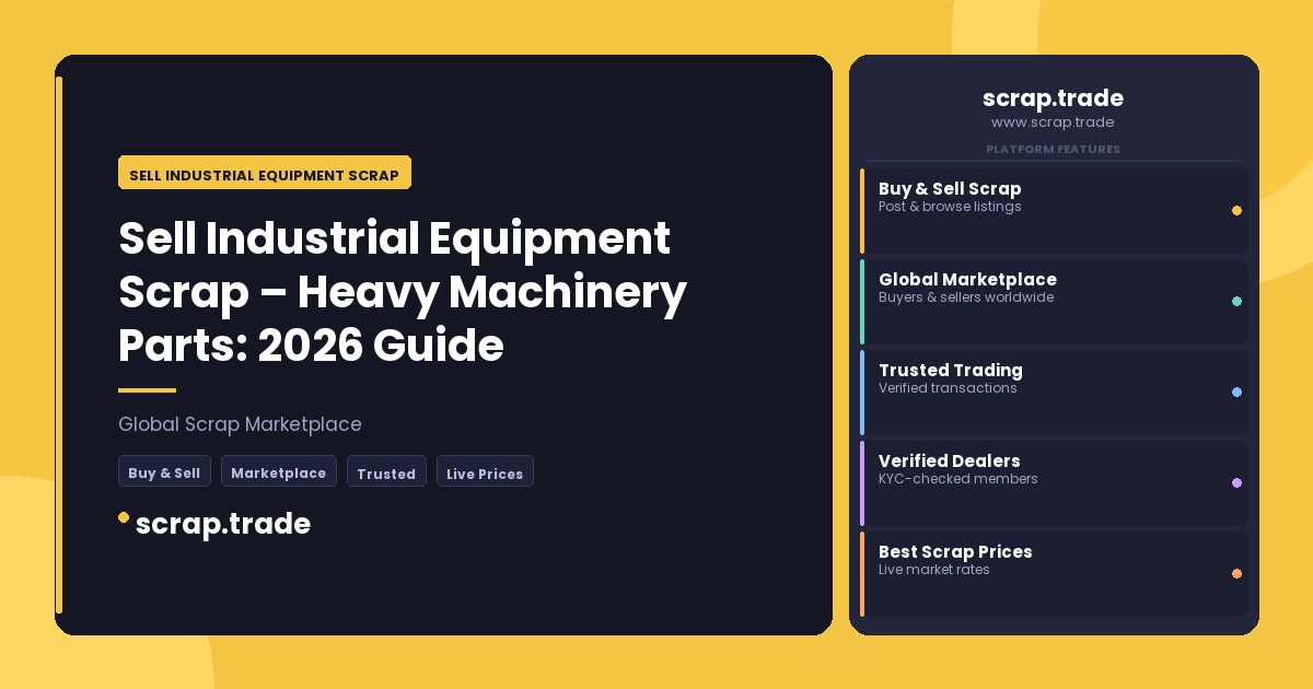 Sell Industrial Equipment Scrap - Sell Industrial Equipment Scrap