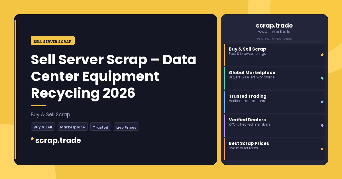 Sell Server Scrap - Sell Server Scrap